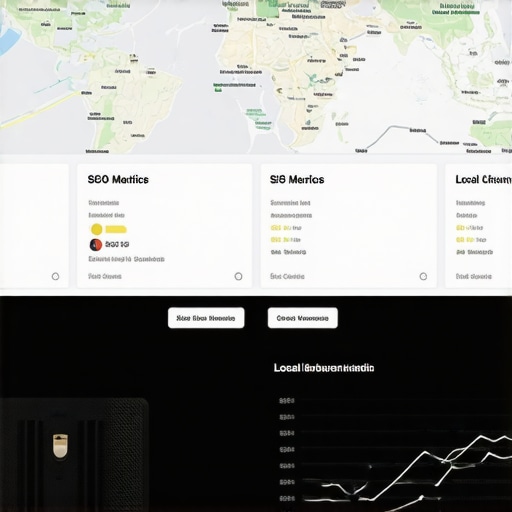 Advanced Maps Analytics Dashboard for Local SEO Screenshot of local SEO analytics dashboard showing maps, engagement, and ranking data