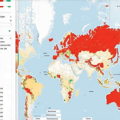 A comprehensive dashboard displaying maps analytics metrics for local SEO
