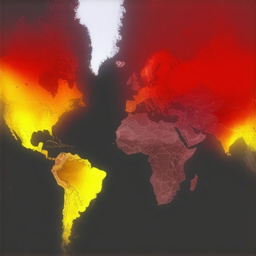 Heatmaps illustrating areas of user engagement on Google Maps for local SEO analysis