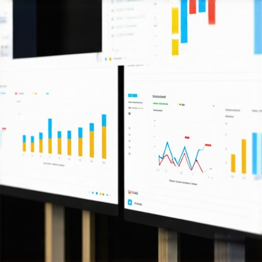 Screens displaying local SEO dashboards, maps analytics charts, and Google My Business reports to illustrate comprehensive tracking.