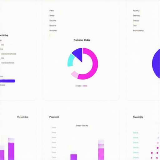 A close-up of a computer screen showing a detailed local SEO dashboard with charts and graphs focusing on reviews and proximity