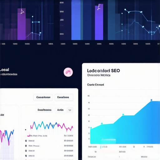 In-depth Local SEO Analytics Dashboard Dashboard with local SEO metrics, charts, and graphs for analytics