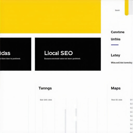 A detailed screenshot of an SEO KPI dashboard showing real-time analytics and maps data.