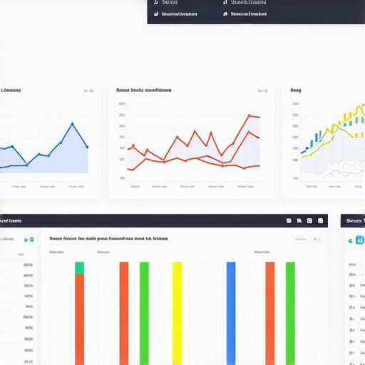 Screenshot of a detailed local SEO analytics dashboard showing rankings, traffic, and map data.